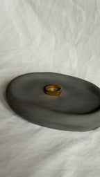 Glazed Pebble Tray