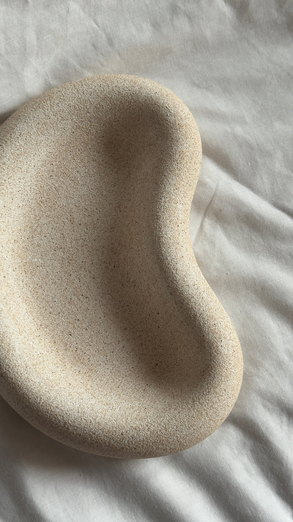 Ablagetablett Halbrund Marmoriert
