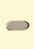 Large Glazed Oval Tray