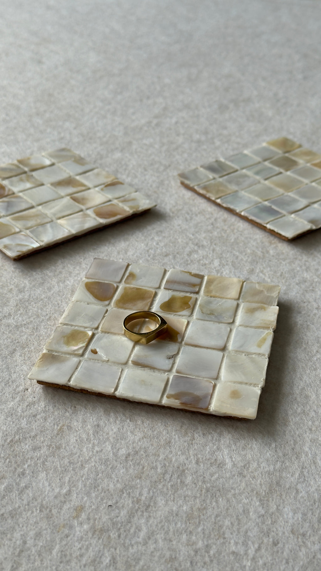 Shell Tile Coasters