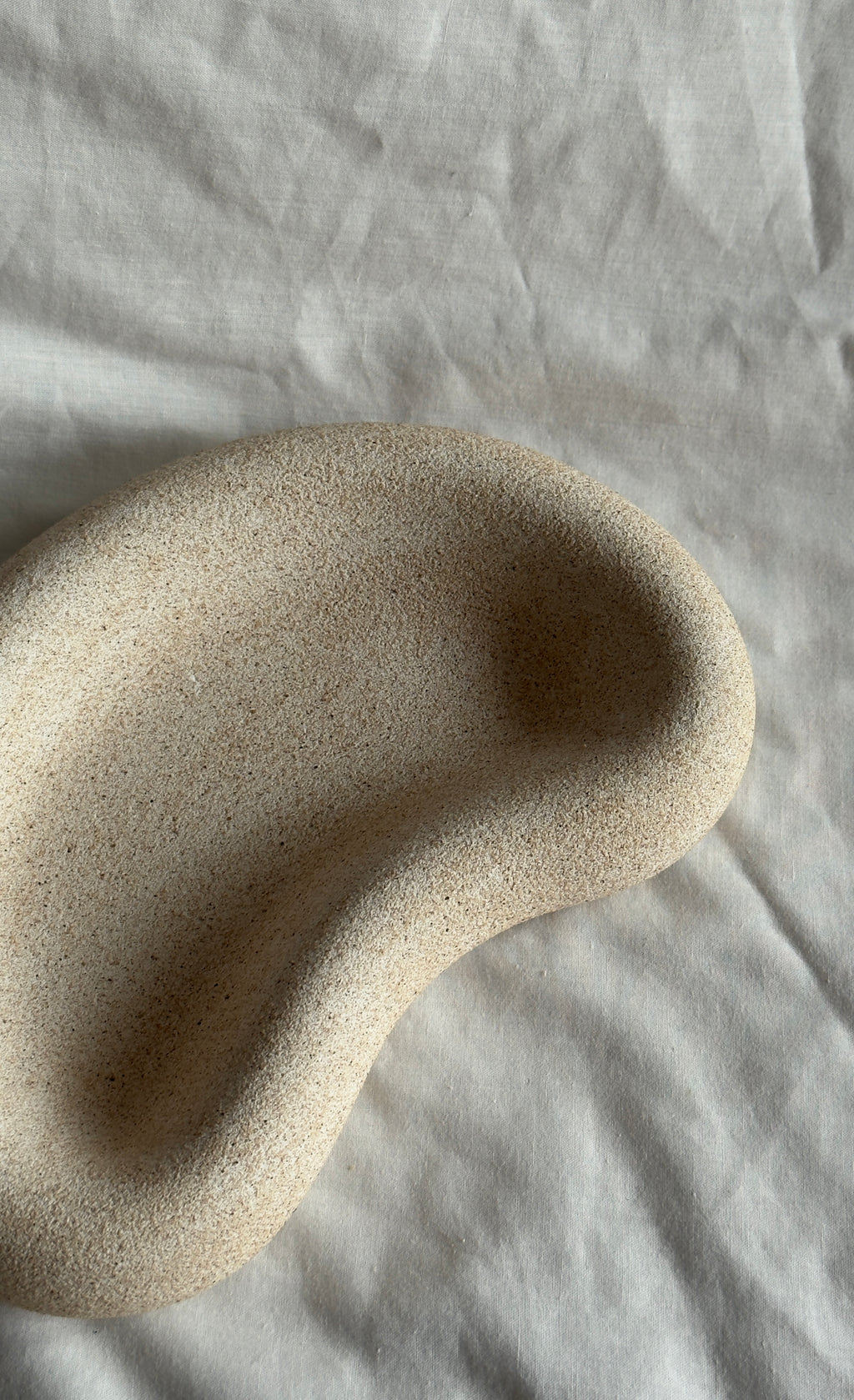 Ablagetablett Halbrund Marmoriert