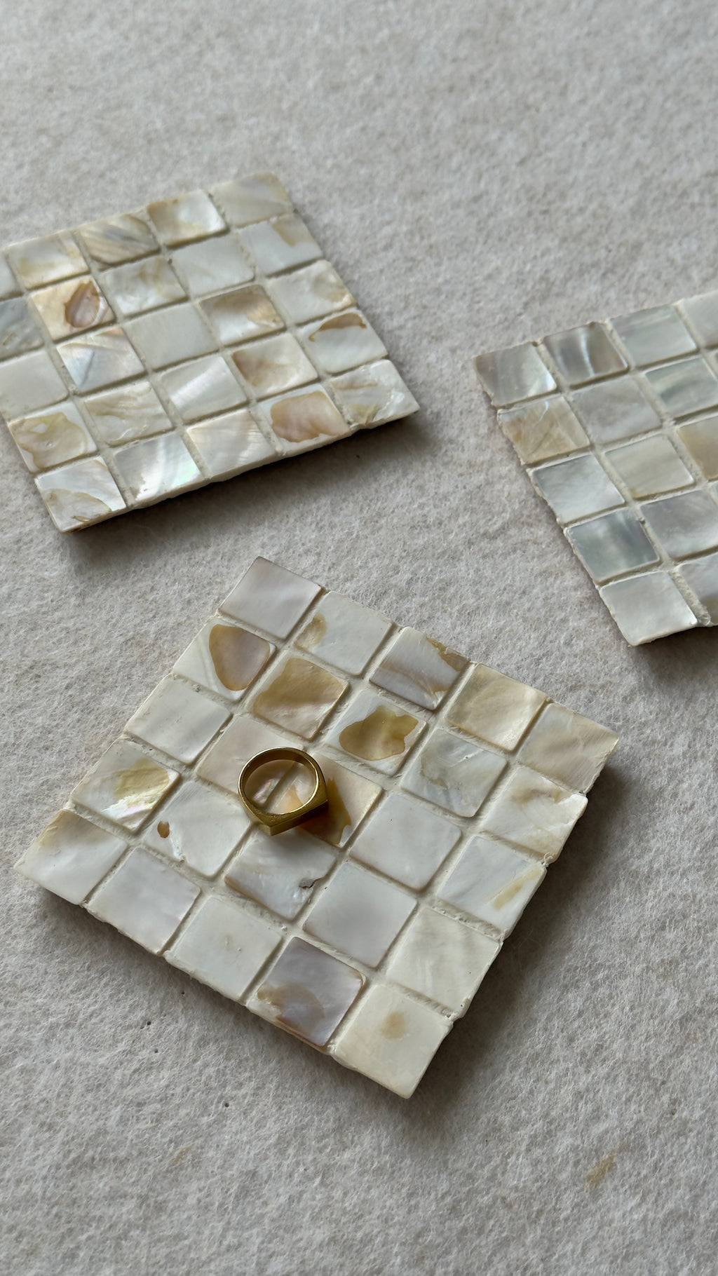 Shell Tile Coasters